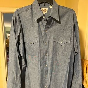 Ely Cattleman pearl snap shirt